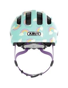 Abus helm Smiley 3.0 LED blue rainbow S 45-50cm