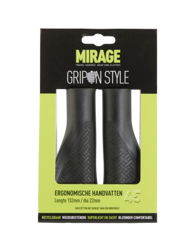 Mirage handvatten Grips in Style 132mm zwart