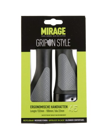 Mirage handvatten Grips in Style 100/132mm zwart/grijs