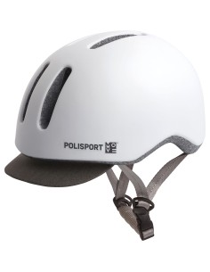 Polisport helm Commuter M 54-58 cm white matte