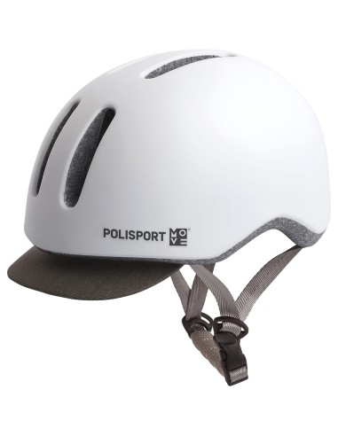 Polisport helm Commuter L 58-61 cm white matte