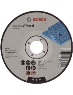 Bosch Prof doorslijpschijf recht metaal 125 mm