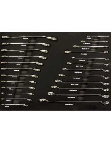 SP-Tools inlay 24 delige sleutelset