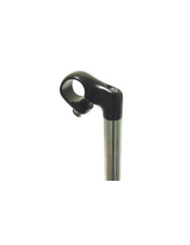 Kalloy stuurpen 21.1mm chroom/zwart