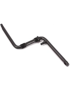 BMX one-piece crank 175mm zwart