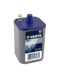 Varta batterij 6V blok m/veer (1)