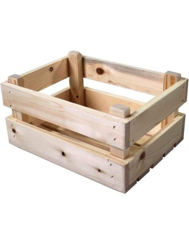 Fietskrat mini blank vuren hout 30x23x15,5cm