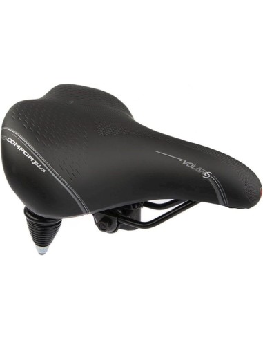 Selle Bassano zadel Volare XXL Cruiser zwart