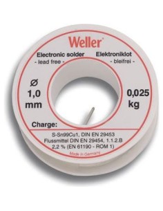 Weller soldeer loodvrij EL99 1mm 100gr