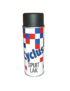 Cyclus spuitlak 400cc zwart mat