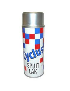 Cyclus spuitlak 400cc zilver