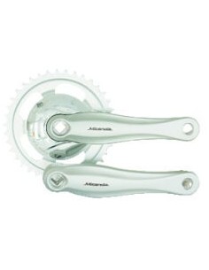 Miranda crankstel 38t Beta (Gazelle) zilver