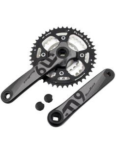 Sunrace crankstel M914 44/32/22 9v zwart