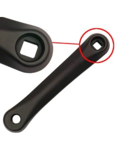 Sunrace crank links 7000 170mm zwart