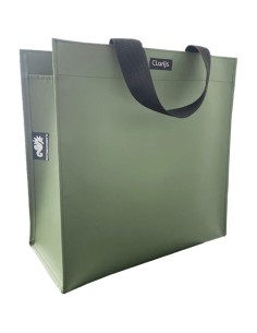 Clarijs shoppertas PVC 23L matt olijf