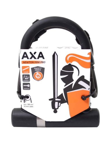 Axa beugelslot Newton Mini Pro + Cable 100/10