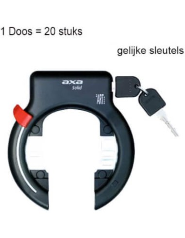 Ds Axa ringslot Solid gelijke sleutel