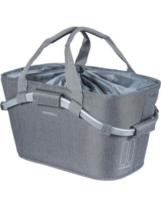 Basil mand rear 2day MIK 22L grey melee 28x28x24cm