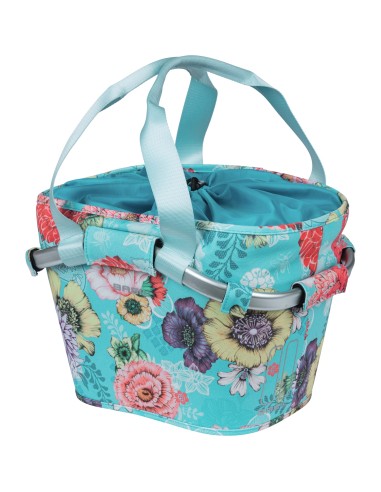 Basil mand front Bloom Field Carry All KF 15L blue