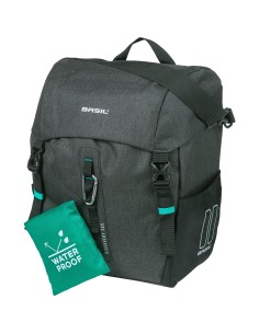 Basil fietstas enkel Discovery 365D L zwart melee 20L