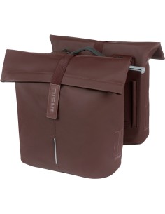 Basil fietstas dubbel City roasted brown MIK 28-32L