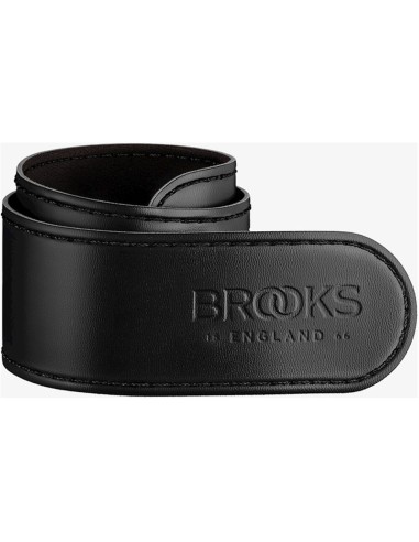 Brooks broekklem leer black