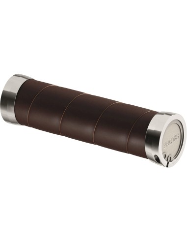 Brooks handvatten Slender Leather grips 130mm a. brown