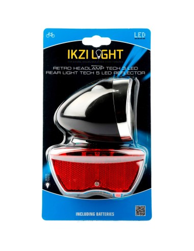 IKZI Light verlichtingsset Retro batterij zwart