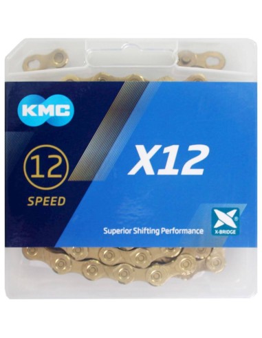 KMC ketting X12 gold 126s