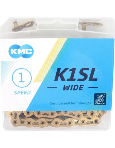 KMC ketting K1SL 1/8 gold