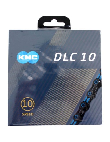 KMC ketting DLC10 black/blue 116s