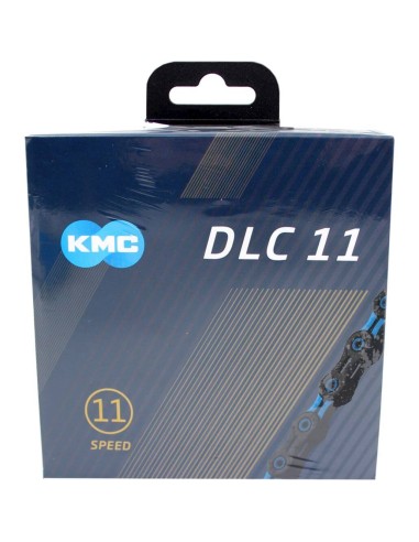 KMC ketting DLC11 black/blue 118s