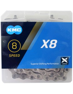 KMC ketting X8 silver 114s