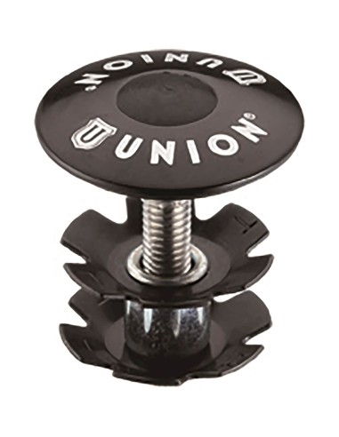 Union balhoofd plug/kap Ahead 1 inch zwart