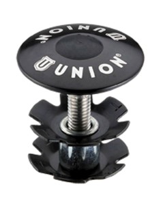 Union balhoofd plug/kap Ahead 1 1/8 zwart