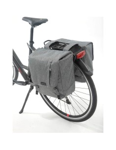 New Looxs fietstas dubbel Nova grey 32L