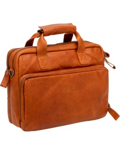 New Looxs laptoptas Cali leer cognac 17L 15 inch