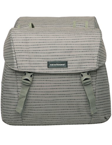 New Looxs fietstas dubbel Joli nomi grey 37L