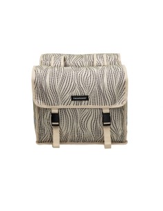 New Looxs fietstas dubbel Fiori Alma sand 30L