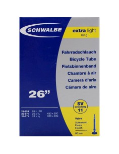 Schwalbe bnb SV11 Extra Light 26 x 3/4 - 1.00 fv 60mm