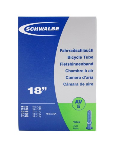 Schwalbe bnb AV5 17 x 1 1/4 - 18 x 1.75 av 40mm