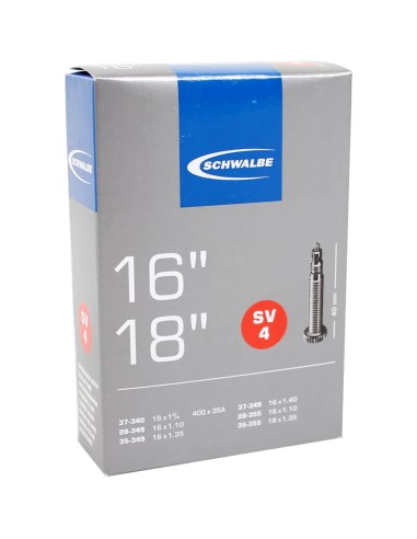 Schwalbe bnb SV4 16 x 1 3/8 - 18 x 1.35 fv 40mm