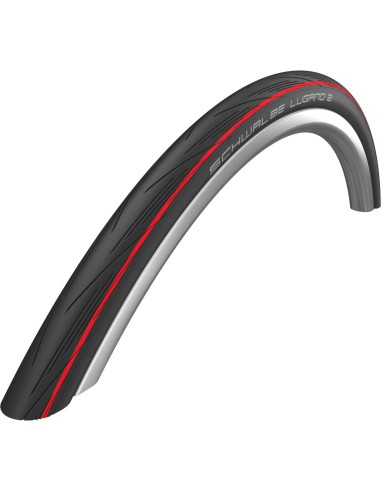 Schwalbe btb Lugano II 700 x 25 zw/rood