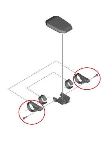 Shimano display houder steun L+R Steps SC-E6010