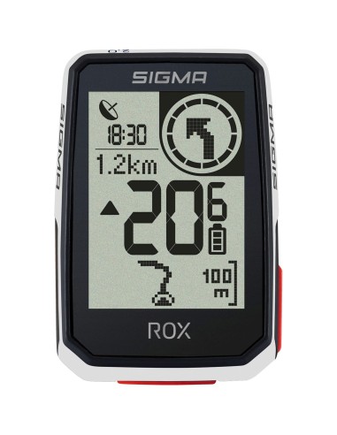 Sigma fietscomputer ROX 2.0 GPS White