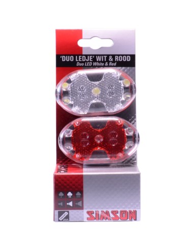 Simson verlichtingsset 5 led batterij