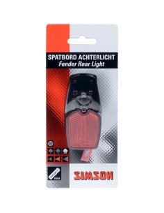 Simson achterlicht Led batterij spatbord