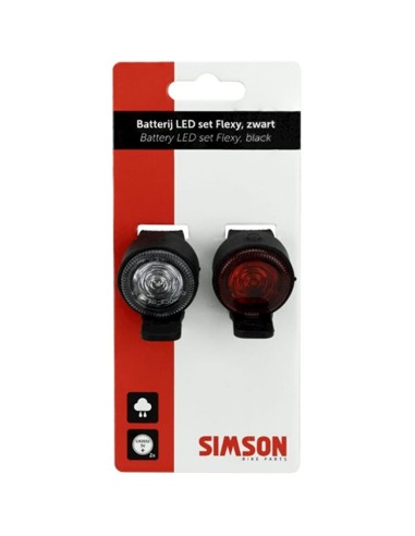 Simson Batterij LED set Flexy zwart