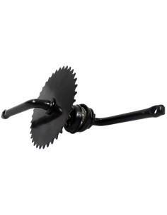 Alpina crankset one-piece 12 black