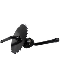 Alpina crankset one-piece 20 black